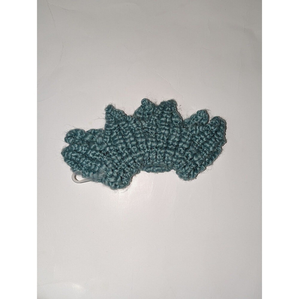 Blue Crochet Knit Ear‎ Muff Cover Crown Headband